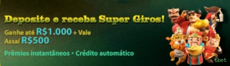 Imagem promocional da 6bet mostrando a plataforma e suas vantagens